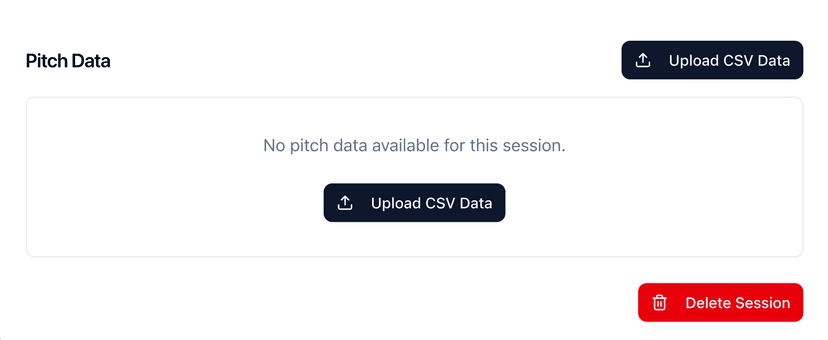 Data upload interface
